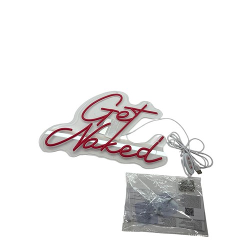 Get naked led neon - naked, rot