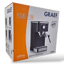 Espressomaschine Graef Salita schwarz Temperaturkontrolle Pre-Infusion ES402 