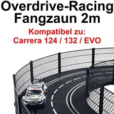 2m Zaun Fangzaun für Carrera Digital 124 132 EVO Kurven Geraden Leitplanke Bande