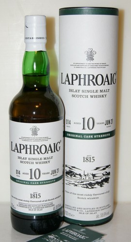 Laphroaig 10y cask - 10y, 58,6%