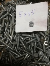 Holzschrauben mit Schlitz 5 x 35 mm Senkkopf DIN 97 Stahl verzinkt DDR ?