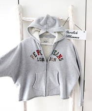 ★ PEPE JEANS ★ Sweatjacke 12 152 Teddyfell +warm gefüttert+ OVERSIZE