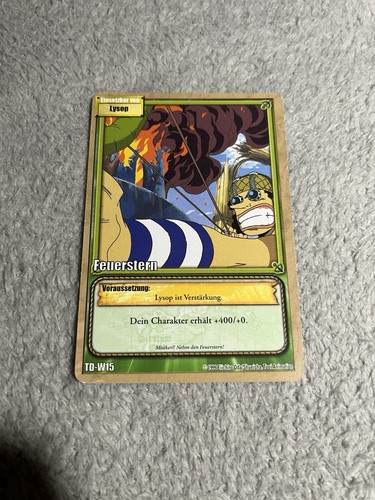 One piece tcg 1999 w15 - one,
