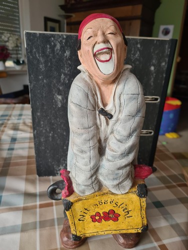 Achatit figur clown grock - achatit, sehr