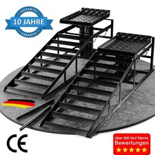 Auffahrrampe 2x Hydraulische Wagenheber 5T 5000kg Höhenverstellbar Auto PKW KFZ