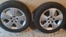 4x Sommer-Kompletträder DOT4822 auf Org. Opel Alu Felgen 6 x 16 Lk 5x 110 ET44