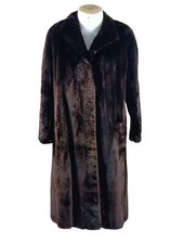 Damen Mantel Chinchilla