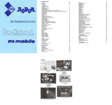Bedienung LKW ROBUR LO 2002