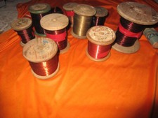 Spulen Kupfer verschieden Stärken, Spulen selber wickeln wie früher