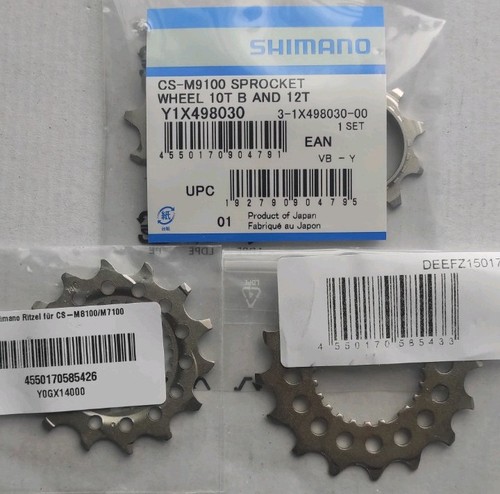 Shimano ritzel 10t 12t 14t - shimano,