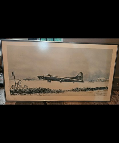 Flying fortress print - b-17,