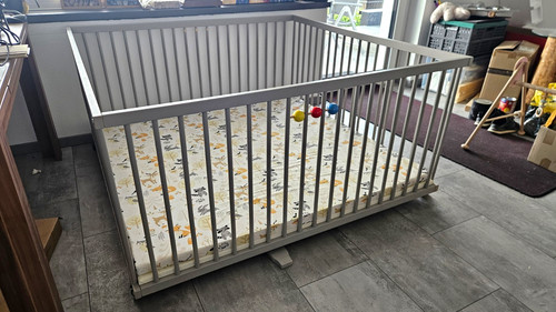 Baby laufstall aus - baby-laufstall, holz