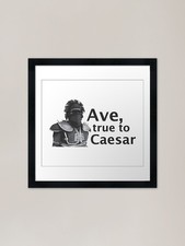 Ave, true to Caesar (schwarz)