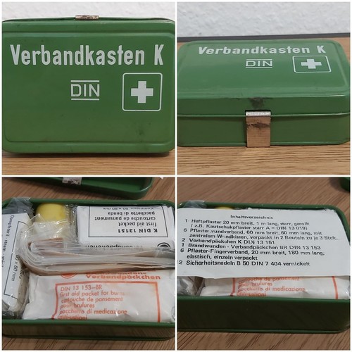 Alter verbandskasten blech - verbandskasten,