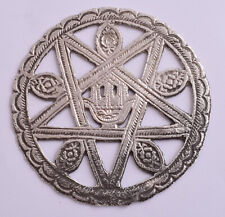 Vintage Silber Berber Marokkanisches Amulett großer Kopfschmuck - Deko Anhänger