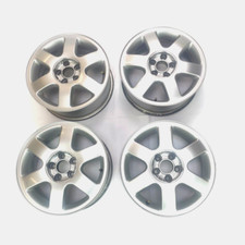 Original Alufelgensatz in Silber Audi A3/S3 6Jx15H2 5x100 ET38, 8L0601025F