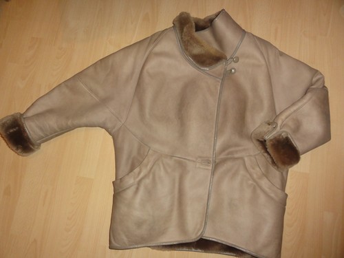 Lammfell jacke leder - lammfell,