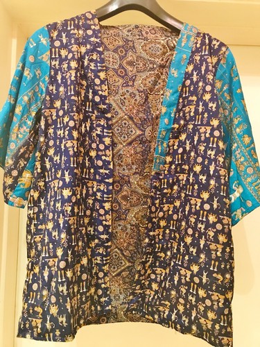 Silk kimono jacket - jacket,, 2