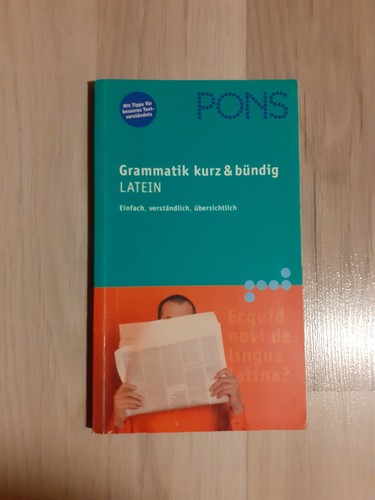 Pons grammatik latein - latein., kurz