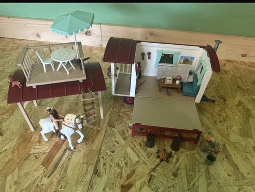 Schleich horse club wohnwagen - horse,