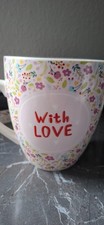 Riesen Tasse Love Motiv 13,5 cm gross Durchmesser 12 cm
