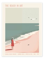 Poster The Beach In Art -