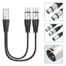 XLR Y Splitterkabel Doppelschild Korrosionsbeständig Maximale Leitfähigkeit