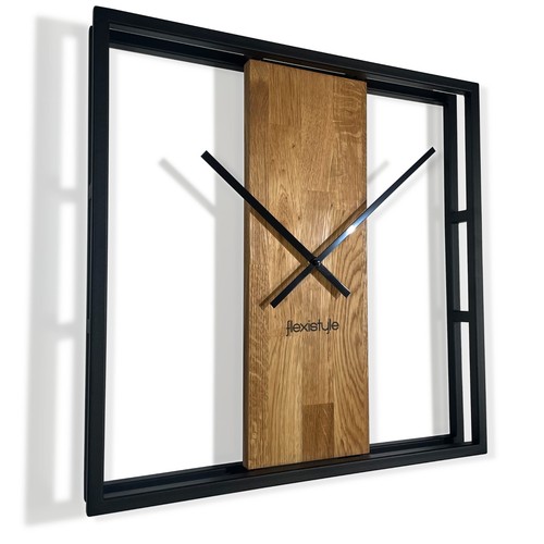 Wanduhr groß quadratisch loft - groß,