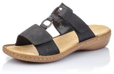 Rieker Damen Pantolette schwarz