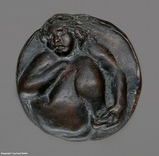 Relief aus bronze monogr tb - monogr.:,
