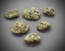 6 Stufen PYRIT  "Narren-Gold" Natur-Kristalle aus Peru 0,5 kg (GP 1kg=47,80€)