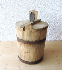 Altes butterfass holz - altes,