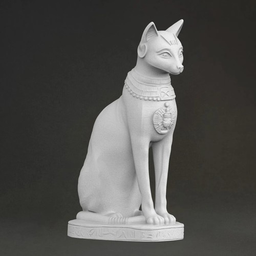 Alte ägyptische bastet katze - bastet,