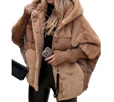 Damen Wintermantel Oversize