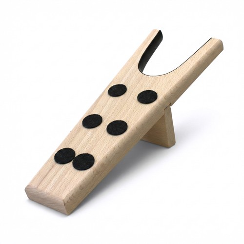 Naturholz stiefelknecht mit - naturholz,
