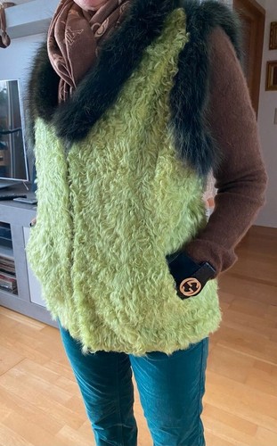 Pelzweste karakul fuchs - pelzweste,