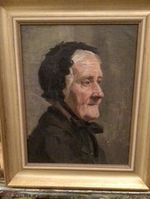 Ölgemälde Frau aus dem Banat