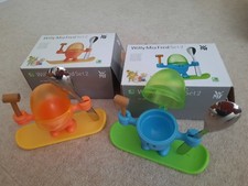 2 x WMF  - Eierbecher - Set    Willy Mia Fred Set 2 - WMF - Neu und OVP -