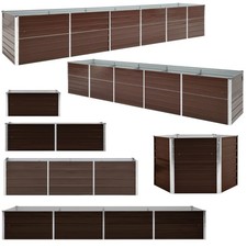 Braun Metall Hochbeet