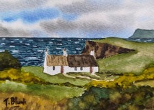 Original aquarell landschaft - original,