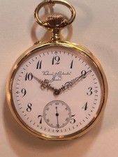 Vacheron & Constantin Genf - 18K/750 Gold Taschenuhr - Handaufzug - um 1900
