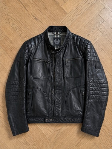 Belstaff weybridge lederjacke - belstaff,