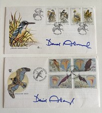 David Attenborough signierte