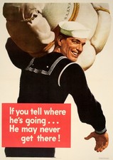 Original Vintage WWII Poster