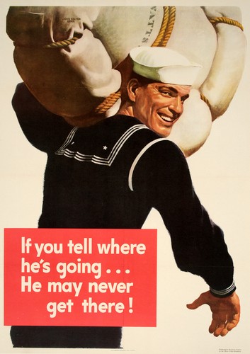 Original vintage wwii - original, poster
