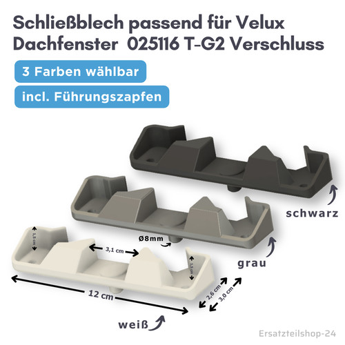 Schließblech passend für