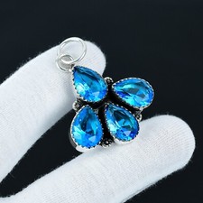 Blau Topas Edelstein Antik