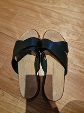 Leder Schlappen Dolce & Gabbana