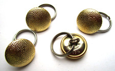 2x Bundeswehr Knopf 17mm gold