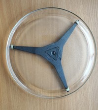 Glasteller Mikrowelle 225mm, mit Drehkranz, gebraucht, versch. Hersteller